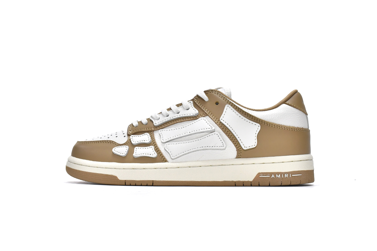 Amiri Skel Top Low 'Tan White' MFS003-281: Sleek and Stylish Footwear for Men