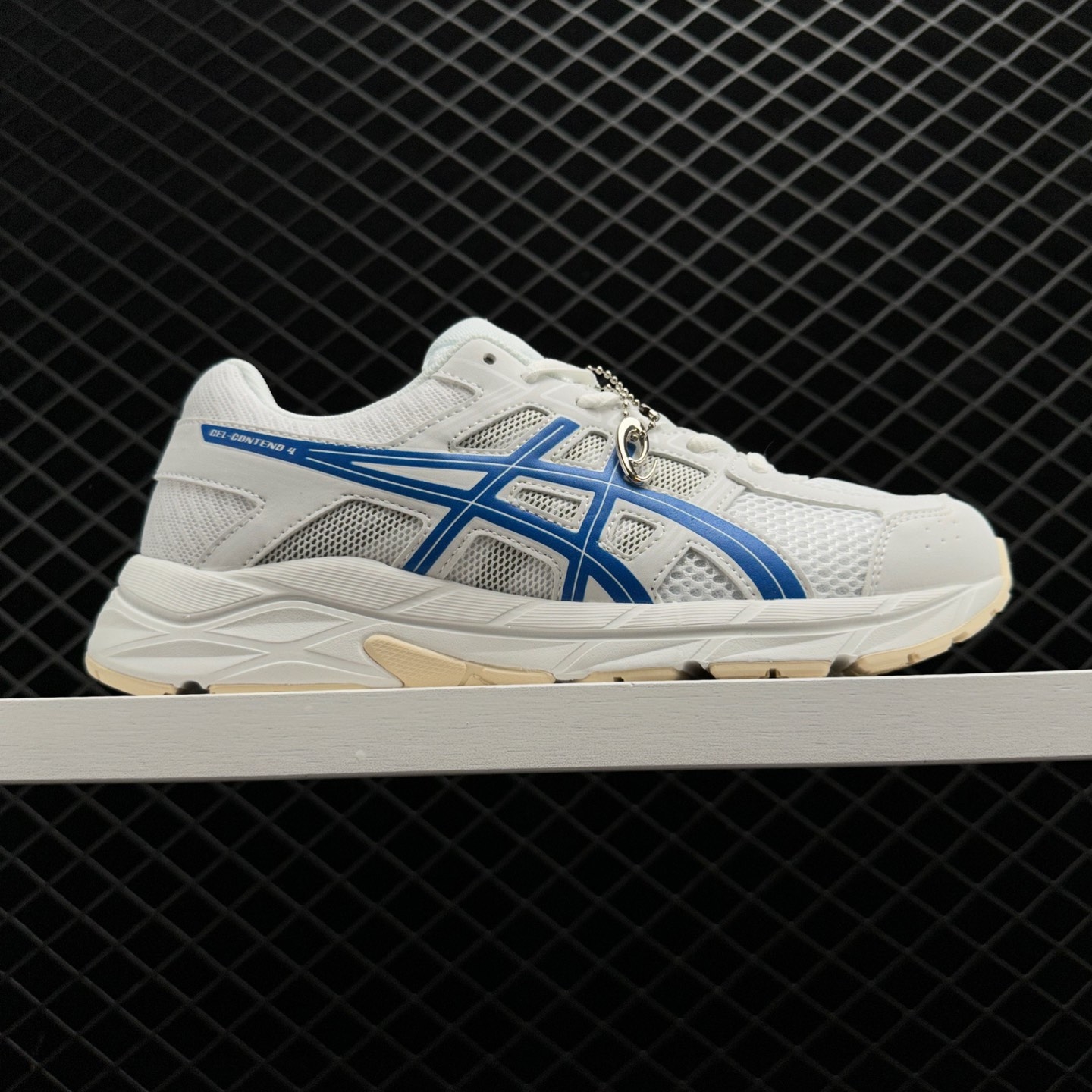 Asics Gel-Contend 4 White Blue Yellow - Stylish and Comfortable Running Shoes