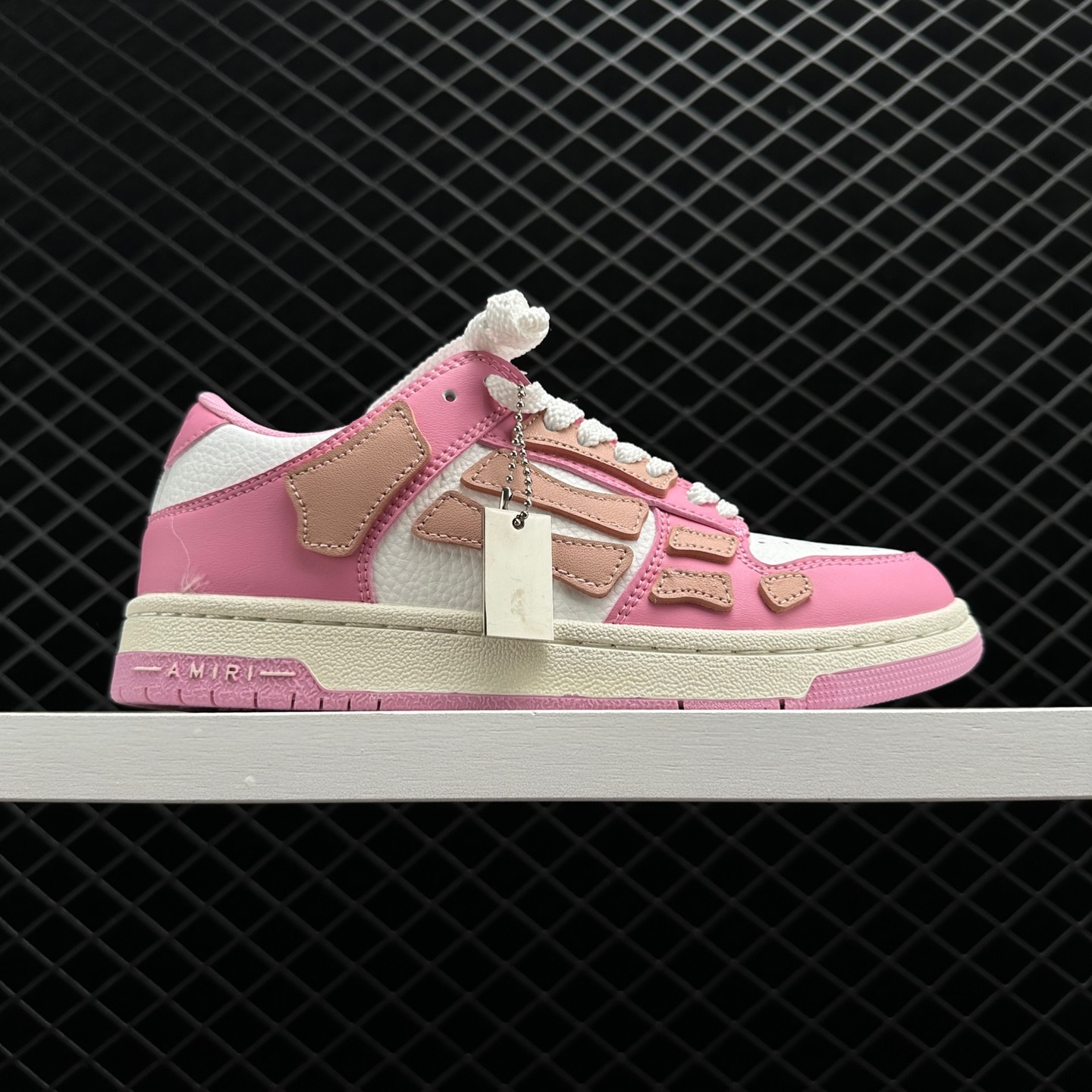 Amiri Skel Top Low White Pink - Stylish and Versatile Footwear