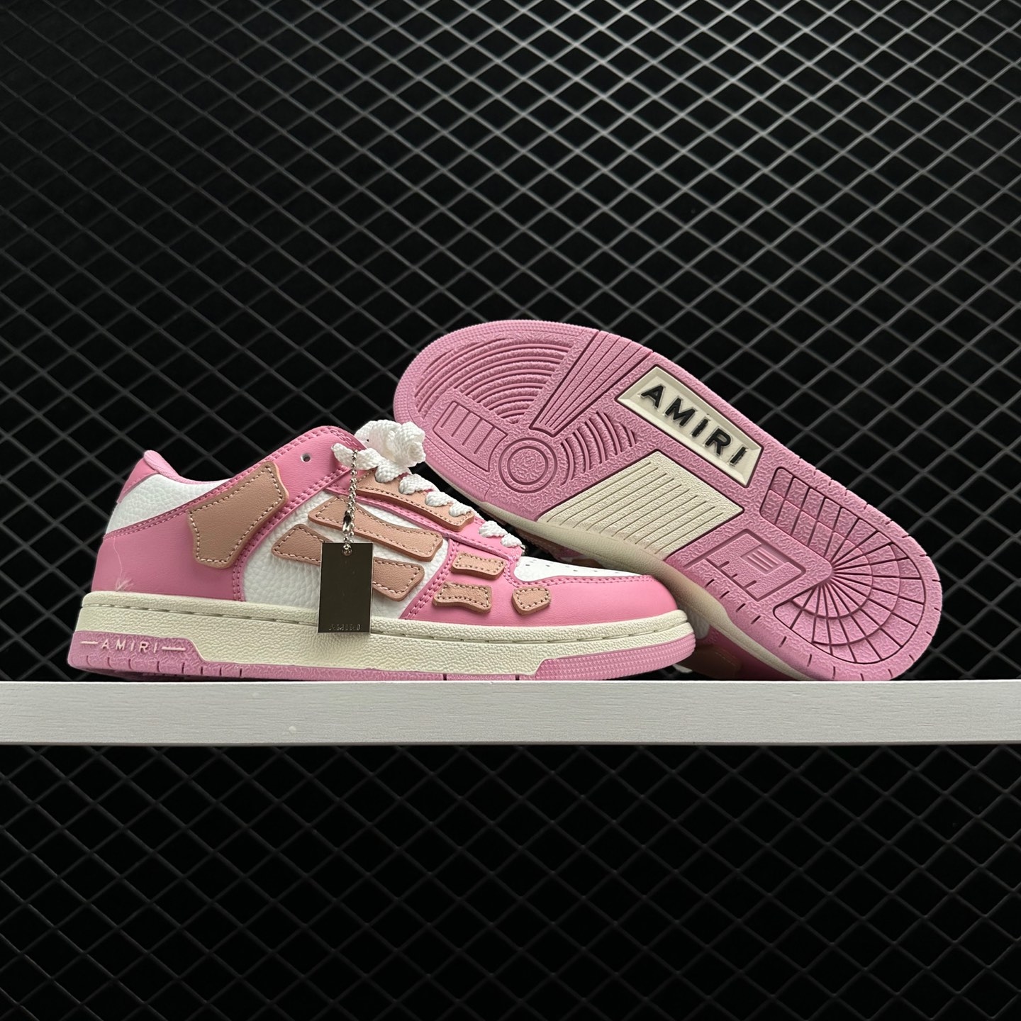 Amiri Skel Top Low White Pink - Stylish and Versatile Footwear Amiri Skel Top Low White Pink - Stylish and Versatile Footwear