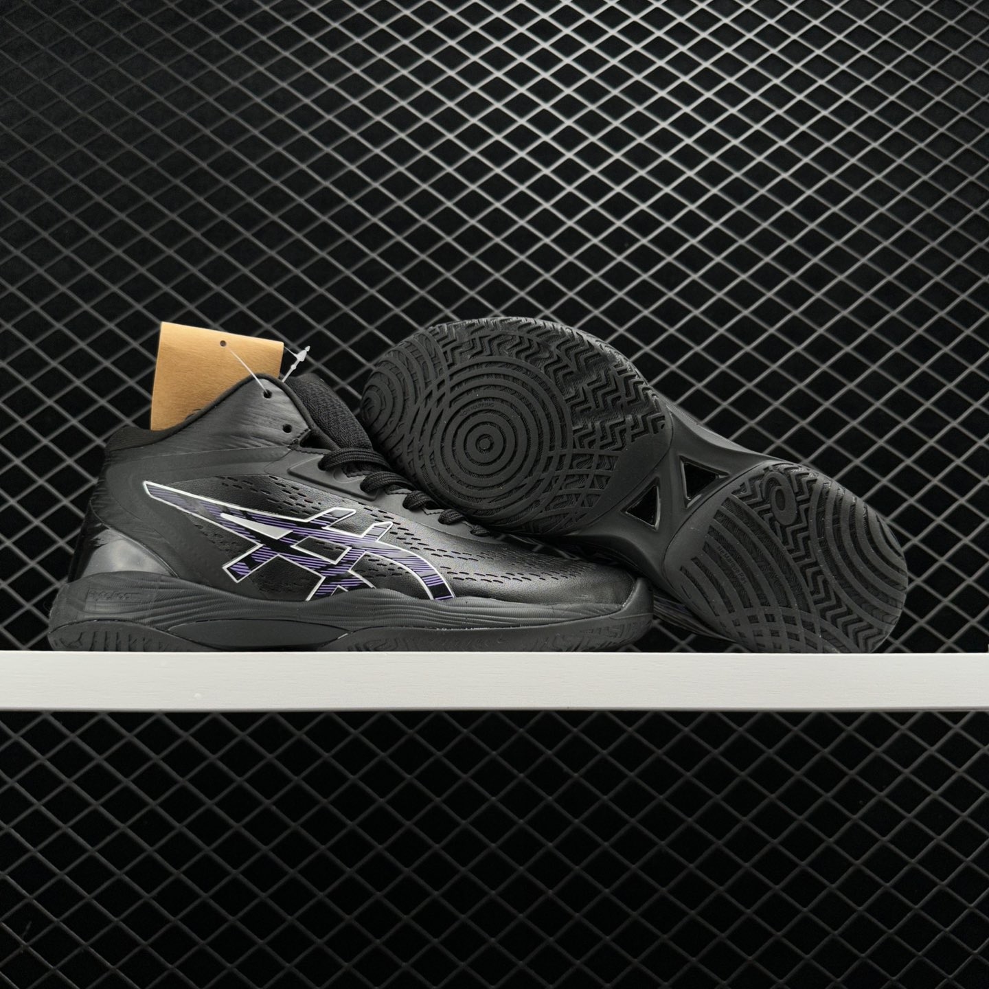 Asics GelHoop V14 Black Purple | High-Performance Basketball Shoes