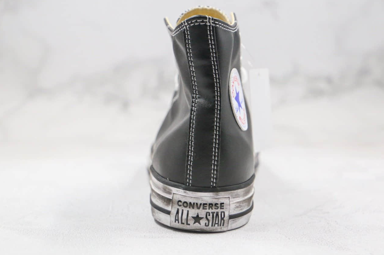 Converse Chuck Taylor All Star Vintage Leather Black White 158575C | Classic Style with a Modern Twist