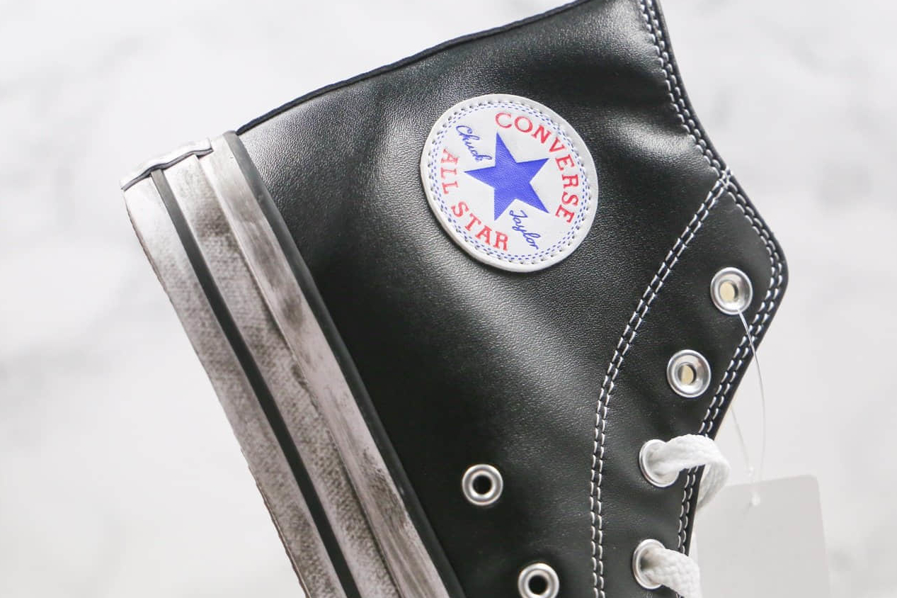 Converse Chuck Taylor All Star Vintage Leather Black White 158575C | Classic Style with a Modern Twist