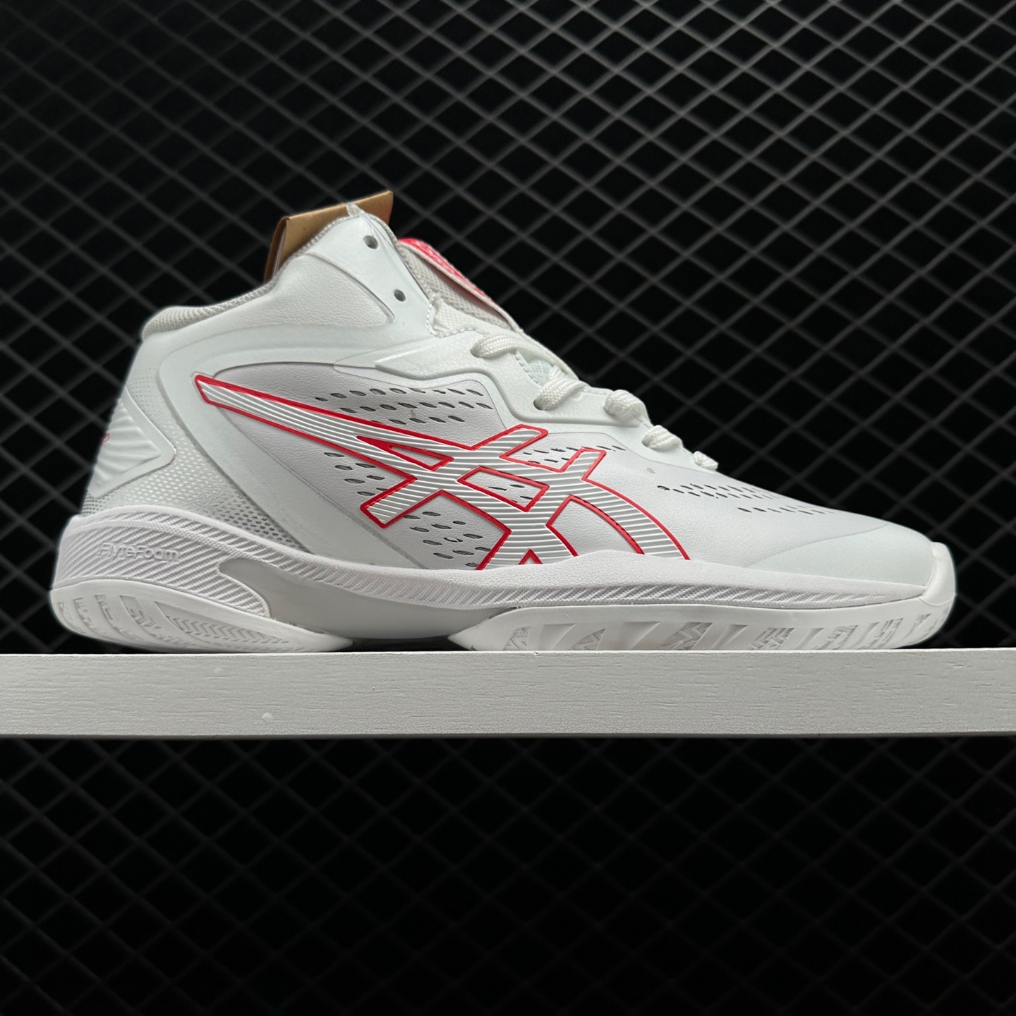 Asics Gel-Hoop V15 Basketball Shoes - White Red: Supreme Performance