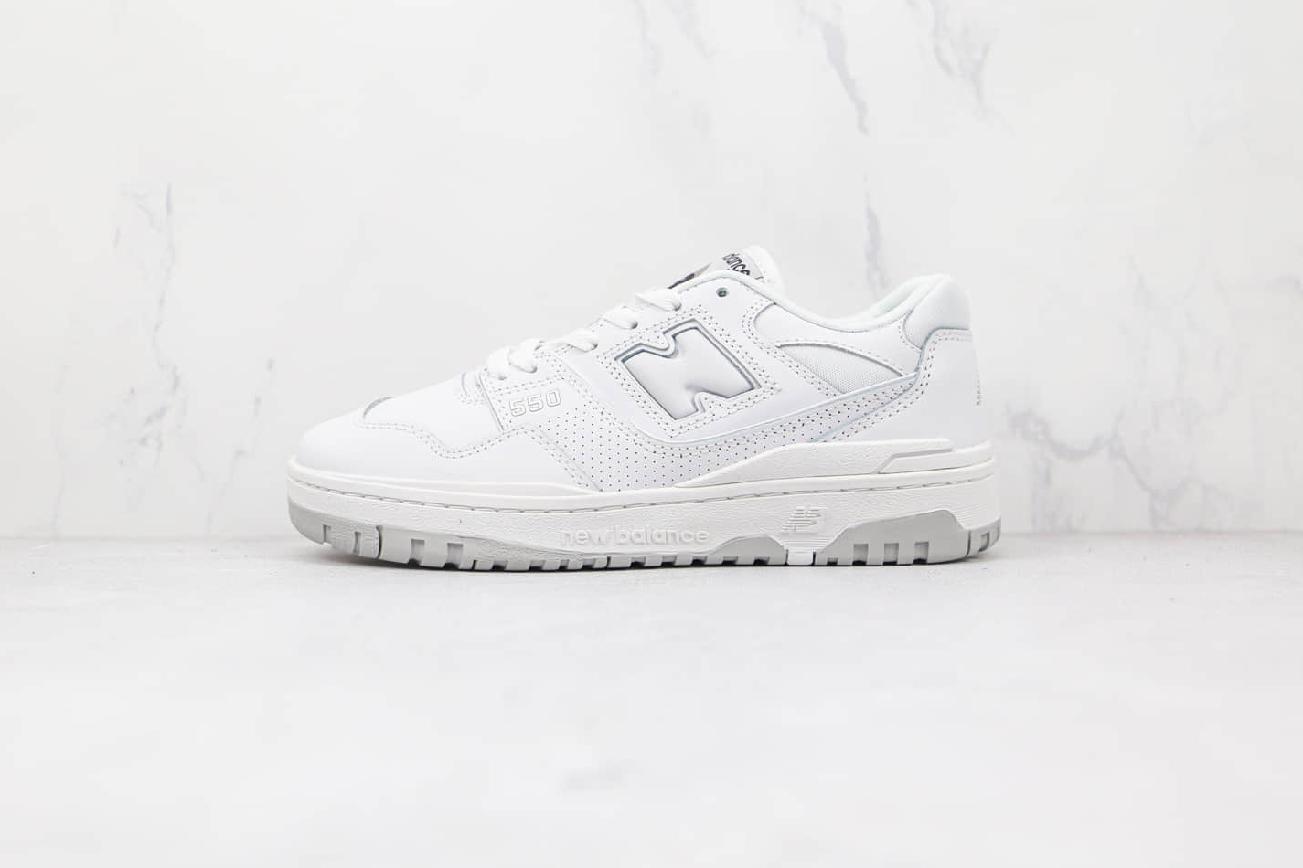 New Balance 550 White Grey BB550PB1 - Stylish & Comfortable Sneakers