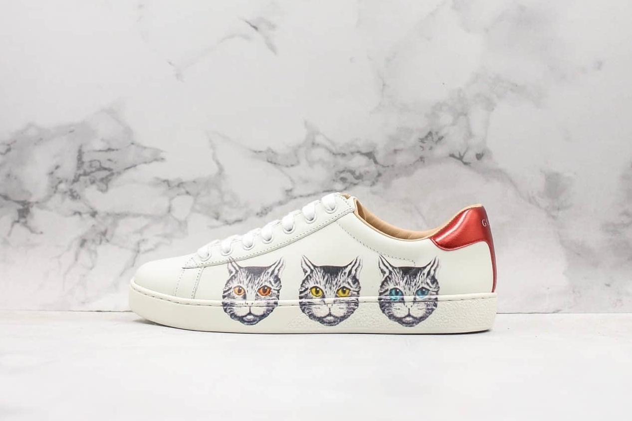 Gucci Ace Mystic Cat 577147 A38V0 9090: Iconic Designer Sneakers
