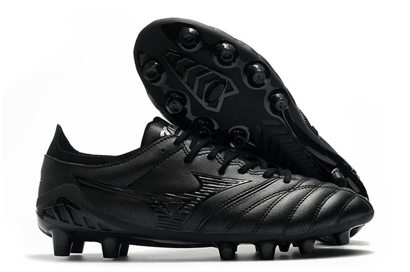 Mizuno Morelia Neo III Beta Japan Fg - All Black | Premium Soccer Cleats
