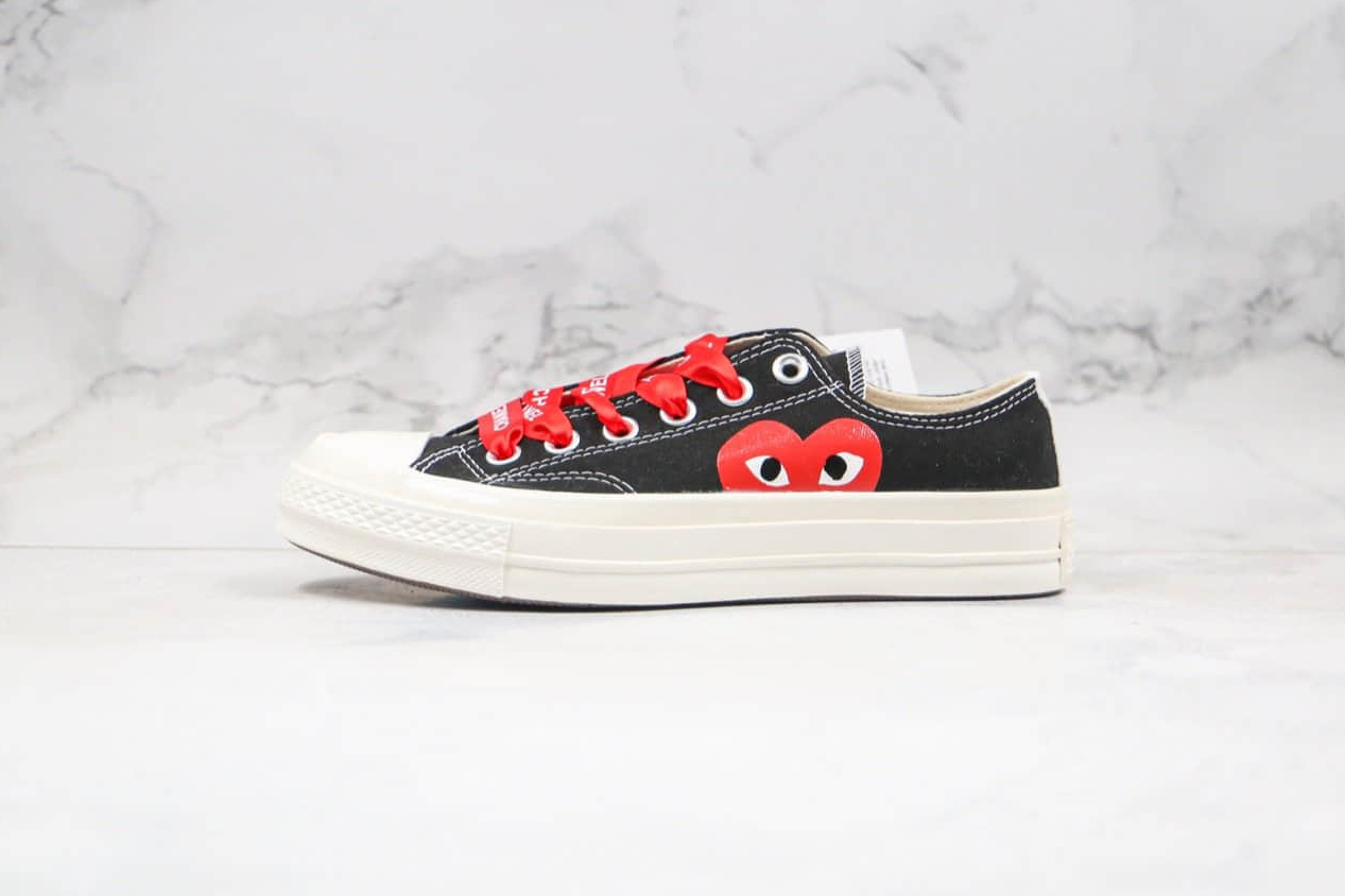 CDG Converse Low Top BLACK - Exclusive Limited Edition sneakers