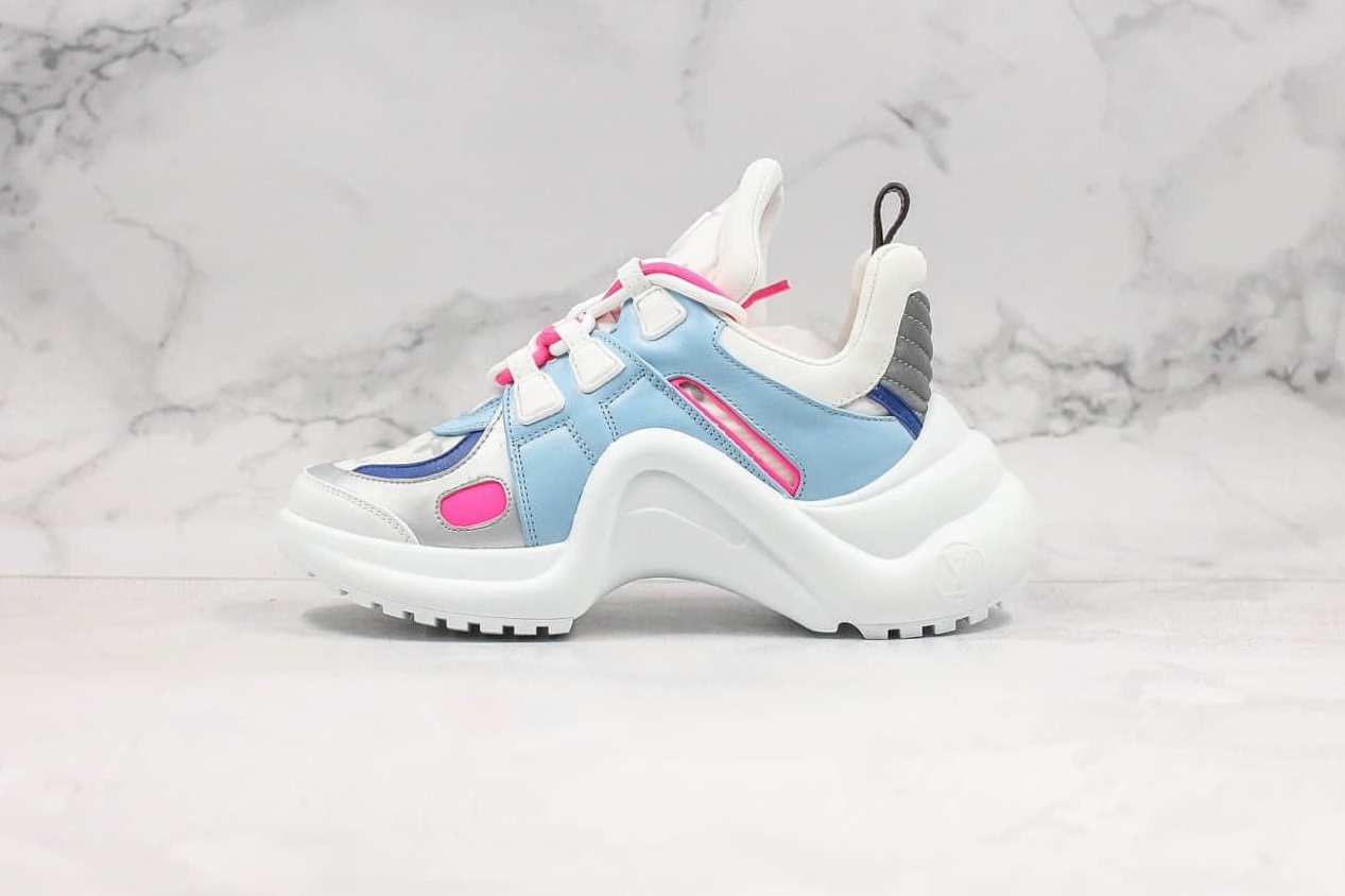 Louis Vuitton Archlight Sneakers Blue Pink Grey | Limited Edition