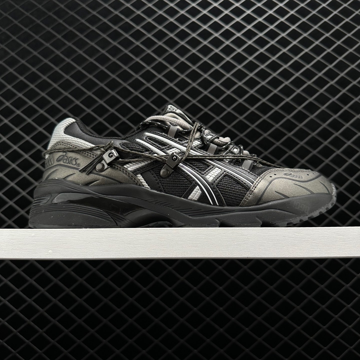 Asics Andersson Bell x Gel 1090 'Black Silver' 1203A115-006 - Stylish and Sleek Collaboration for Fashion-forward Sneaker Enthusiasts