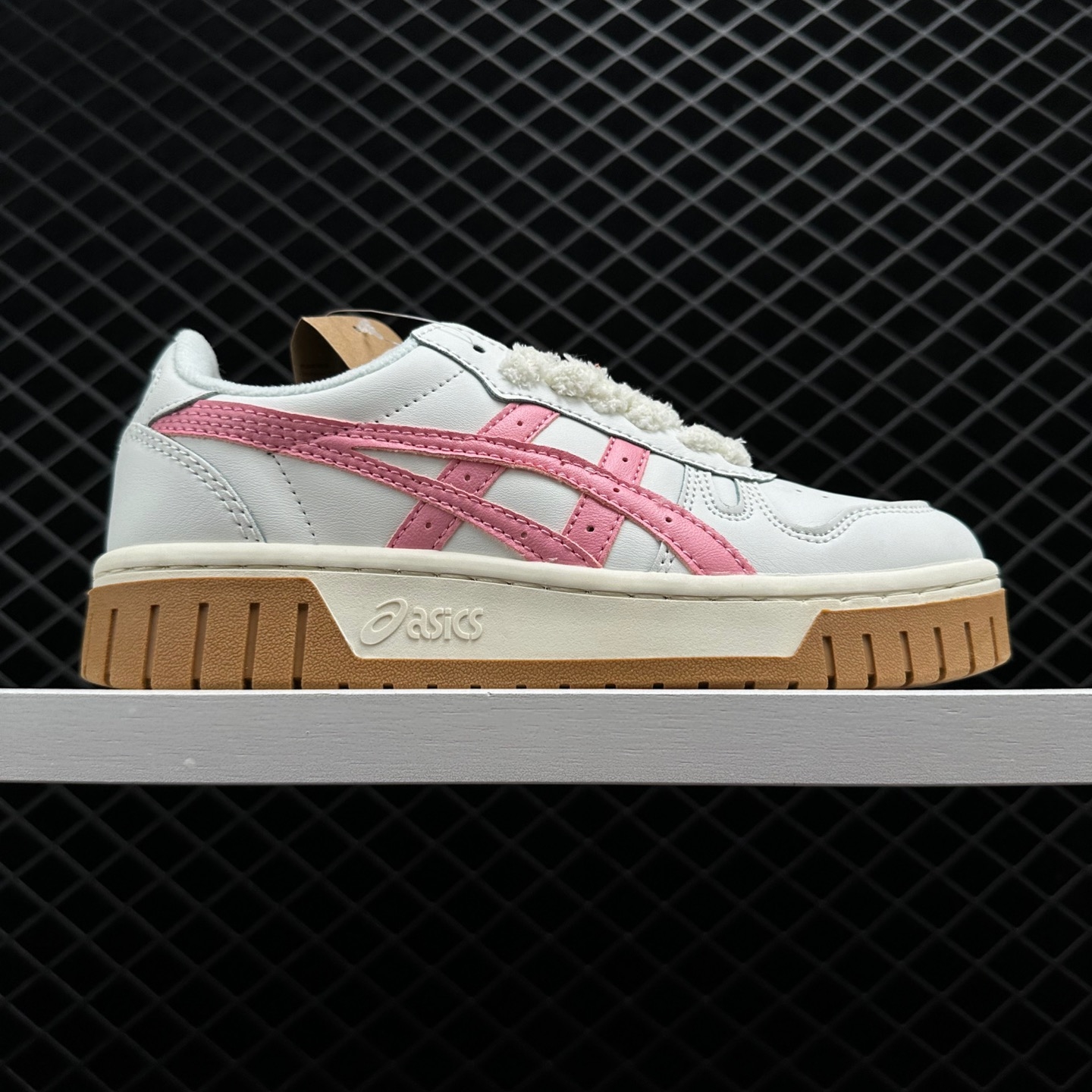 Asics Court MZ Retro Casual Skateboarding Shoes | Unisex | White Pink Brown