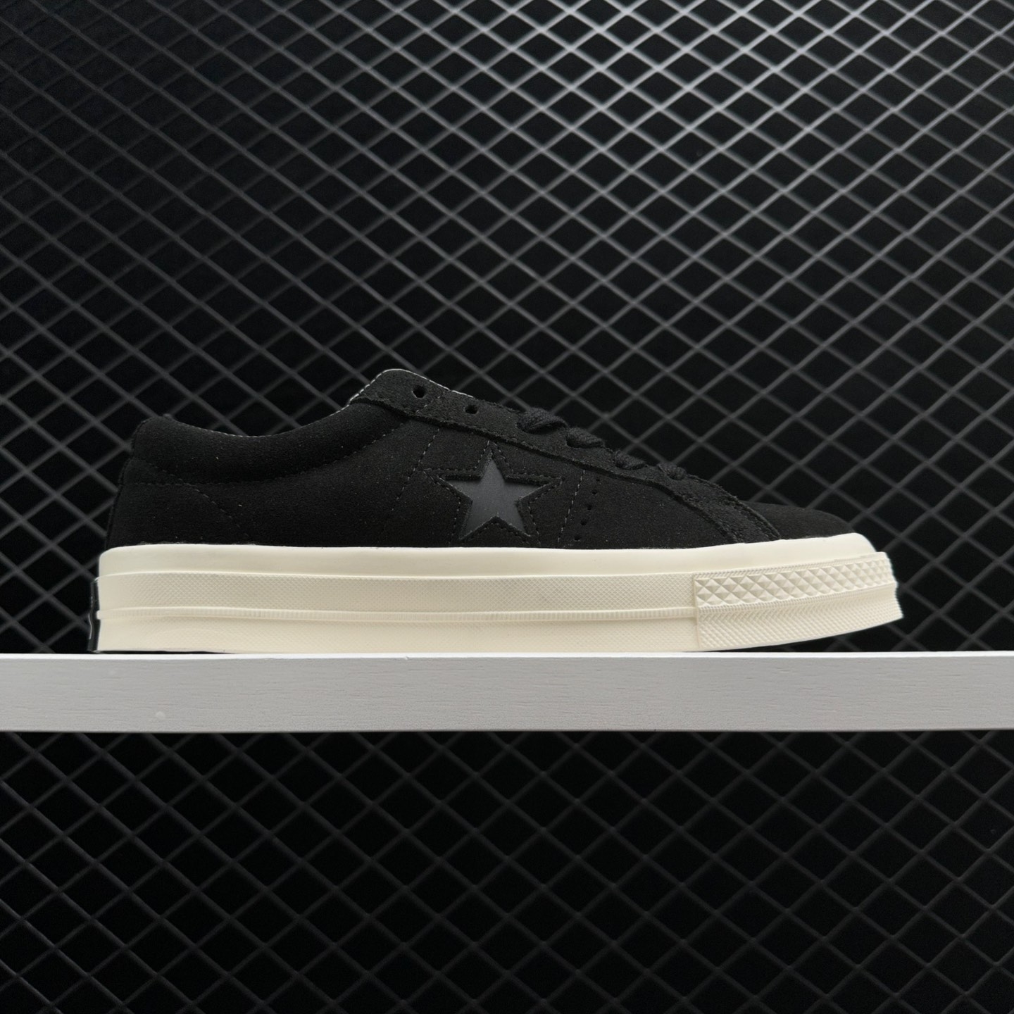 Converse One Star Suede Low Black 158477C - Classic Style with a Touch of Elegance