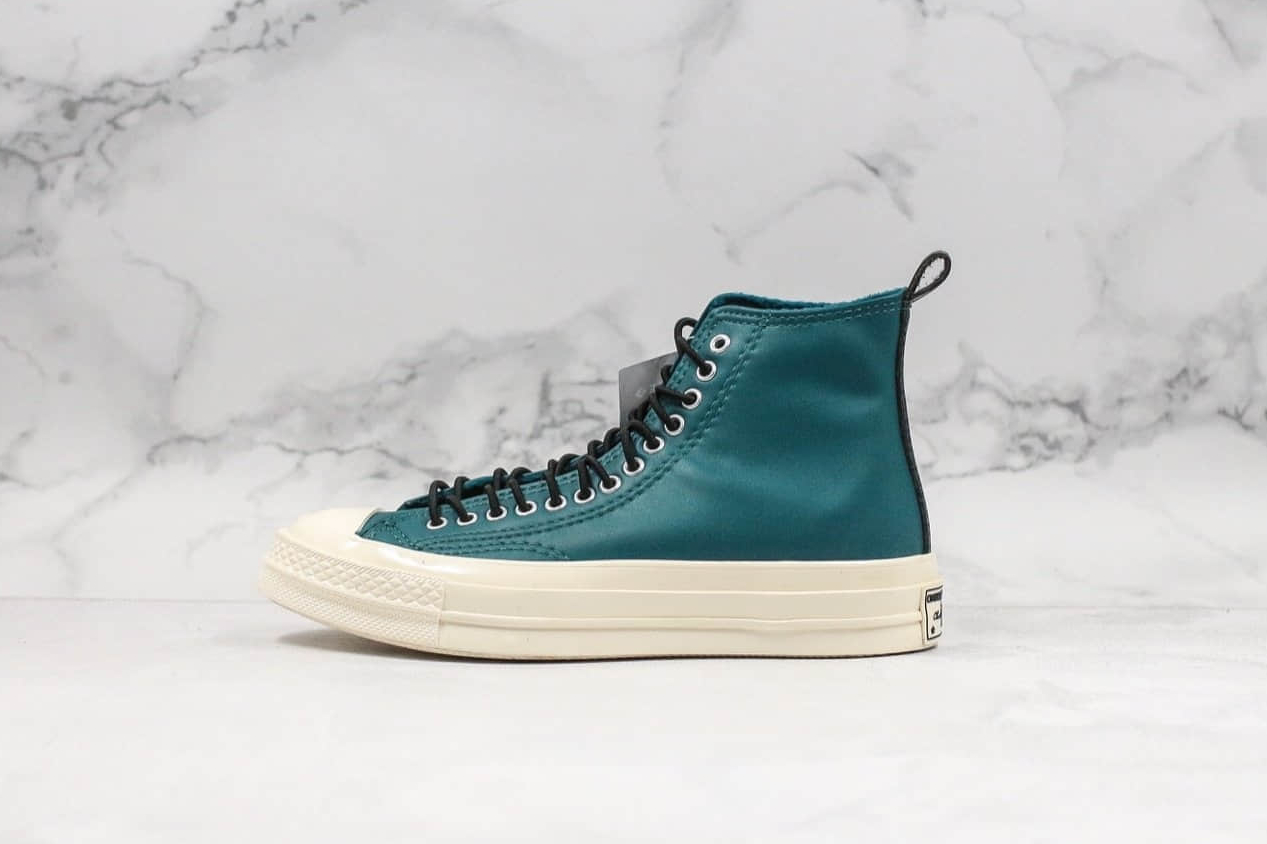 Converse Fleece-Lined Leather Chuck 1970s 'Green White' - Shop Now!