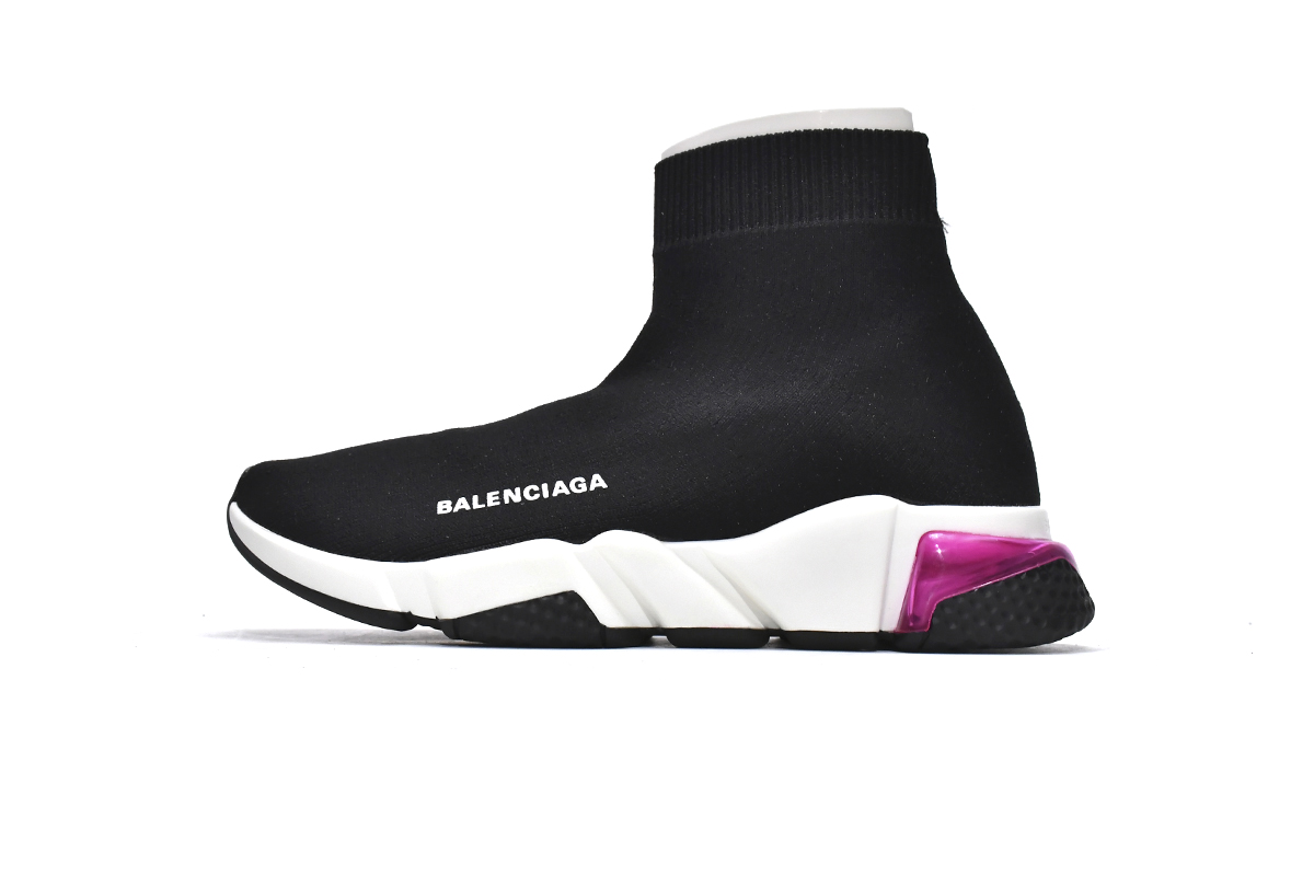 Balenciaga Speed Trainer Clear Sole Pink 607543 W05GG 1014 | Trendy Designer Sneakers