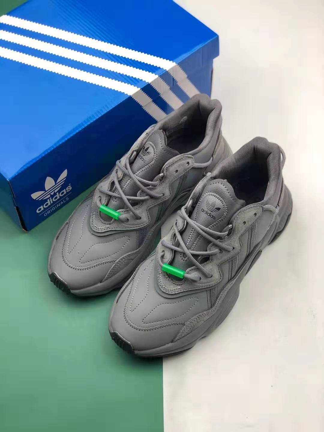 Adidas Ozweego TR 'Grey Solar Green' EE7001 - Shop now for versatile comfort and style Adidas Ozweego TR 'Grey Solar Green' EE7001 - Shop now for versatile comfort and style
